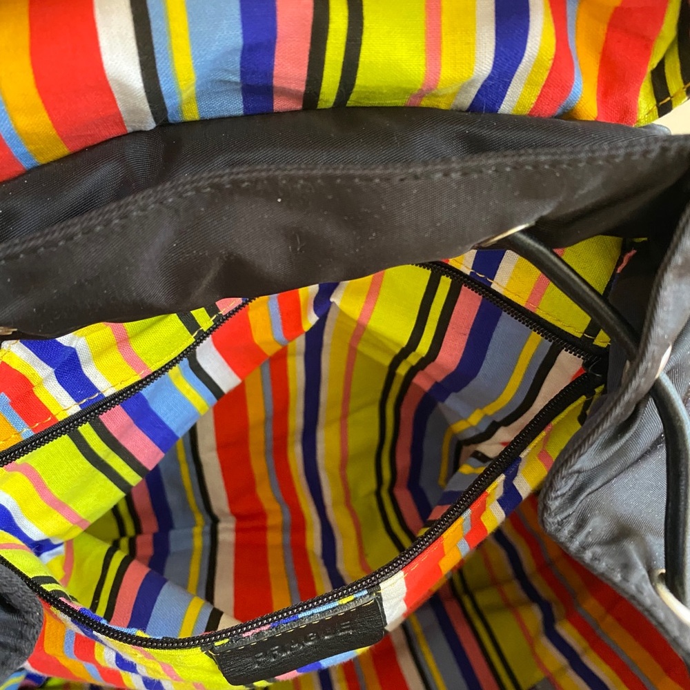 Prague Leather/Nylon Backpack - Picture 6 of 9